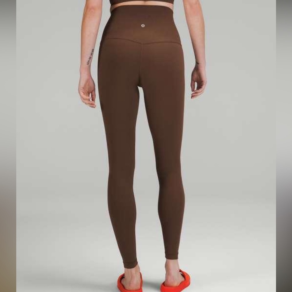 Lululemon super high waisted Java align 28” leggings